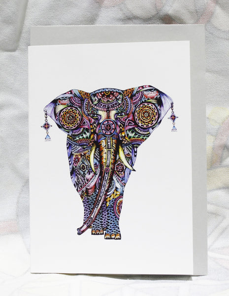 Greeting cards-Princess elephant