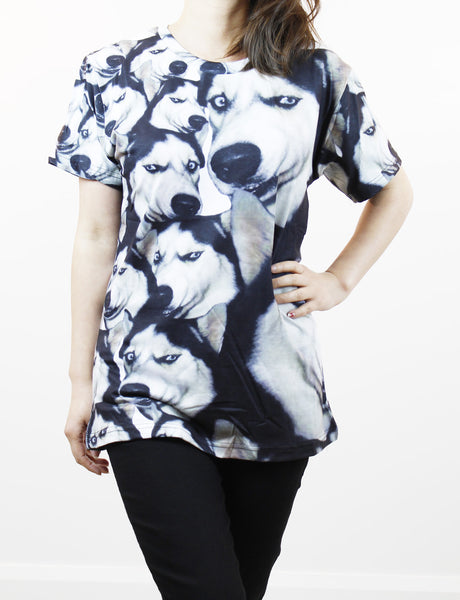3D Jumpers-Grumpy Husky