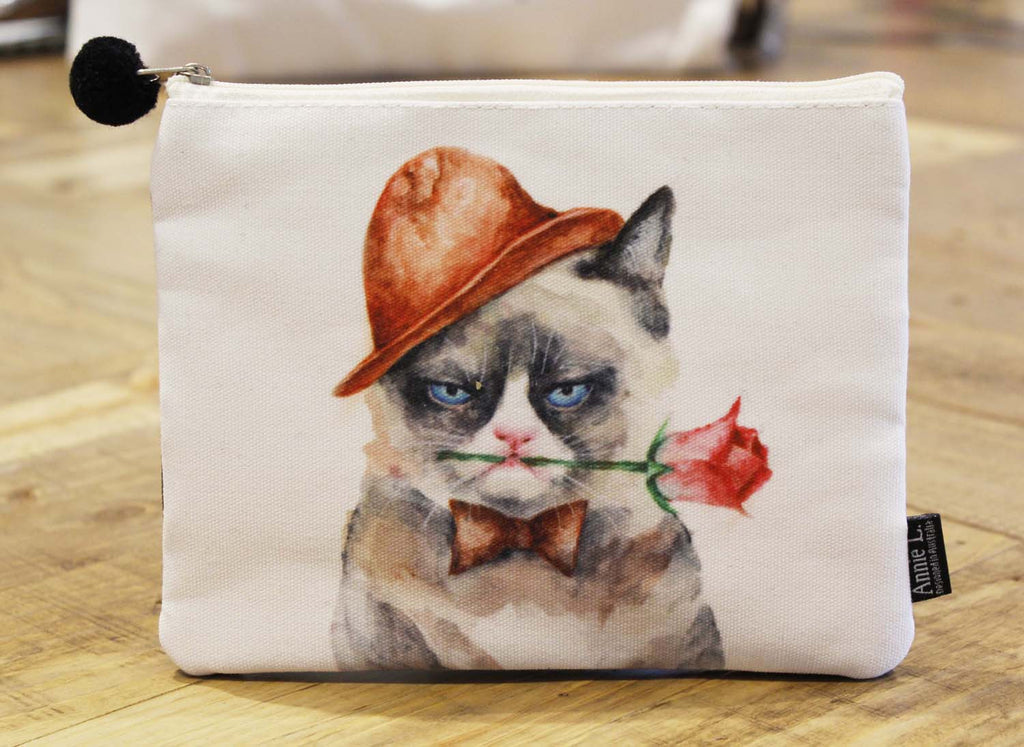 Canvas purse-Grumpy Cat