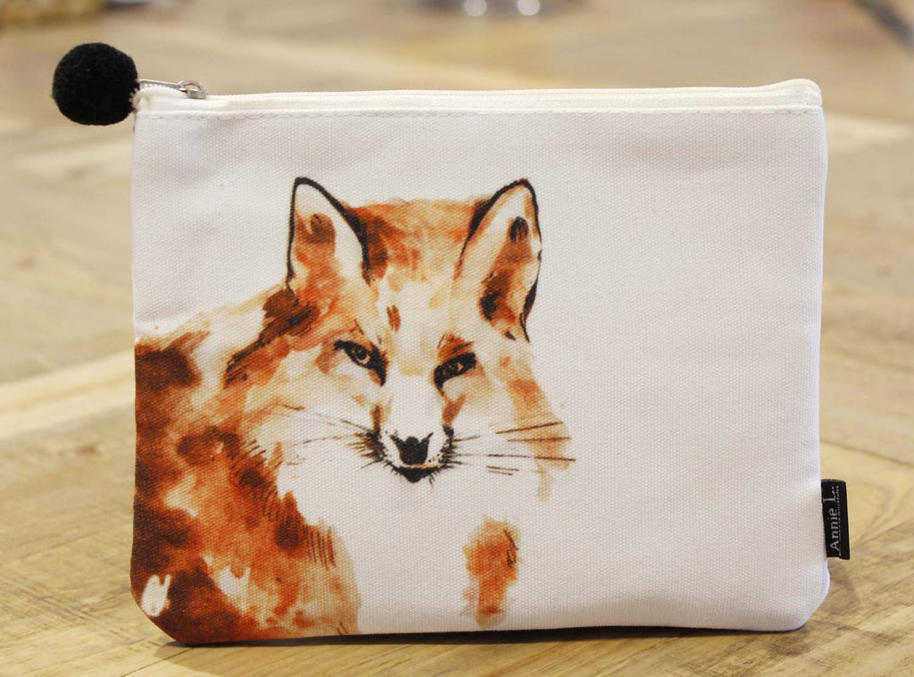 Canvas purse-Fox