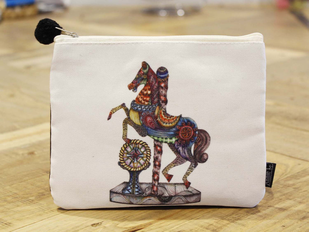 Canvas purse-Rocking Horse