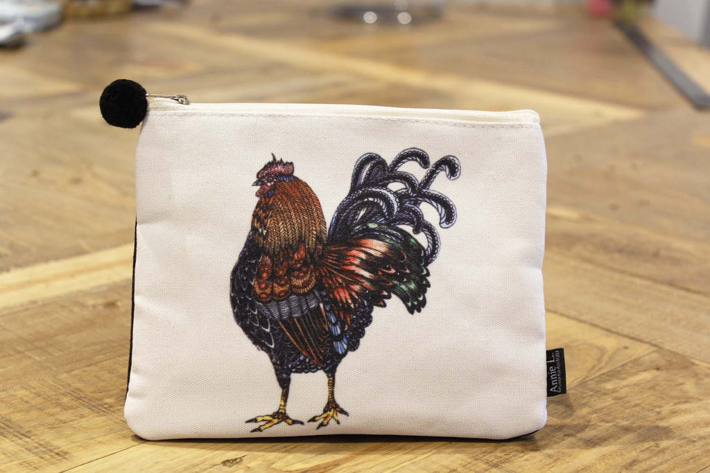 Canvas purse-Rooster