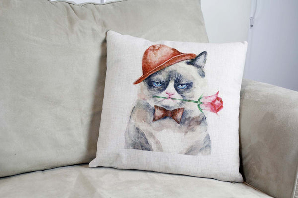 Cushion & Cover-Grumpy cat