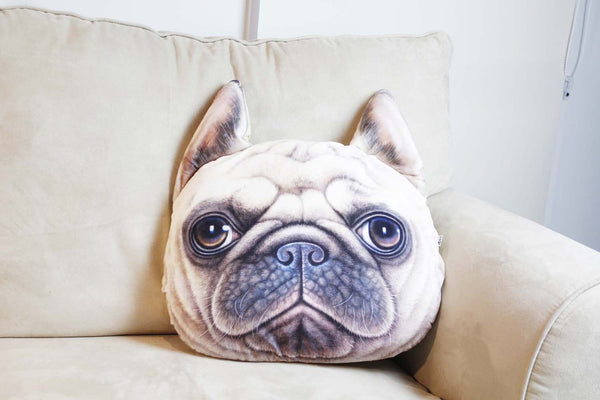 Cushion-3D French Bull dog