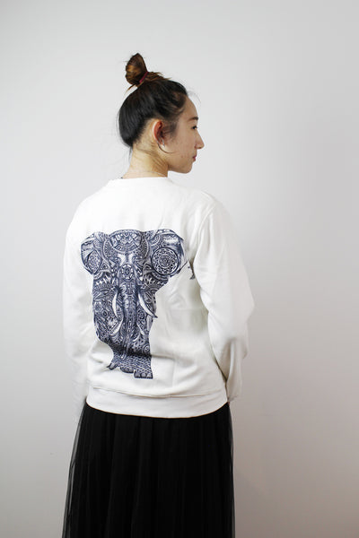 Sold-ACC Jumper-Elephant b&w