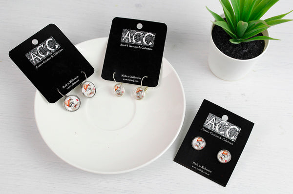 Earrings-Grumpy cat