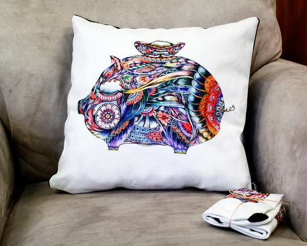 Cushion & Cover-Miss Great pig