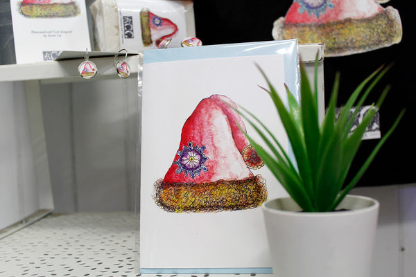 Greeting cards-Santa Hat