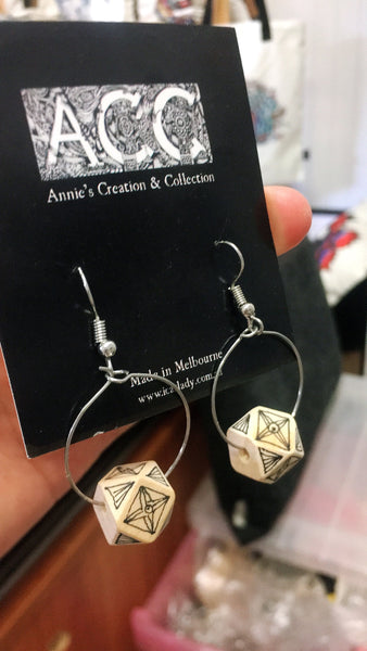 Earrings-Wooden